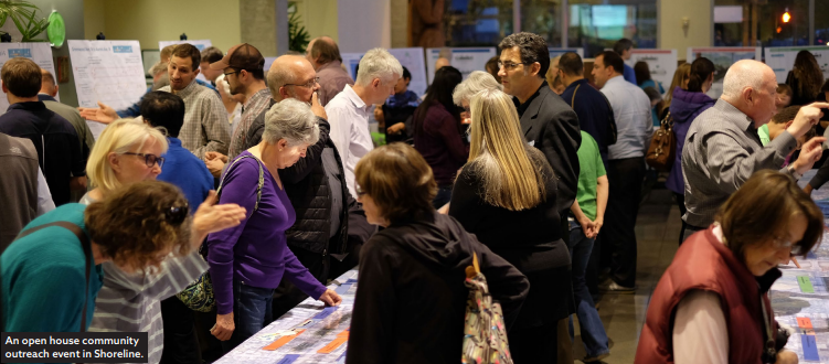 Community outreach open house supporting 145th Street Station Area planning in Shoreline